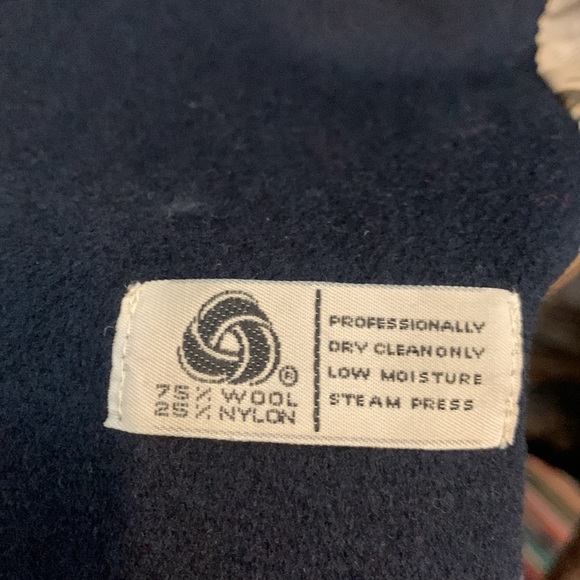 Vintage Alorna Petites Navy Blue Reefer-style Coat - Picture 14 of 17